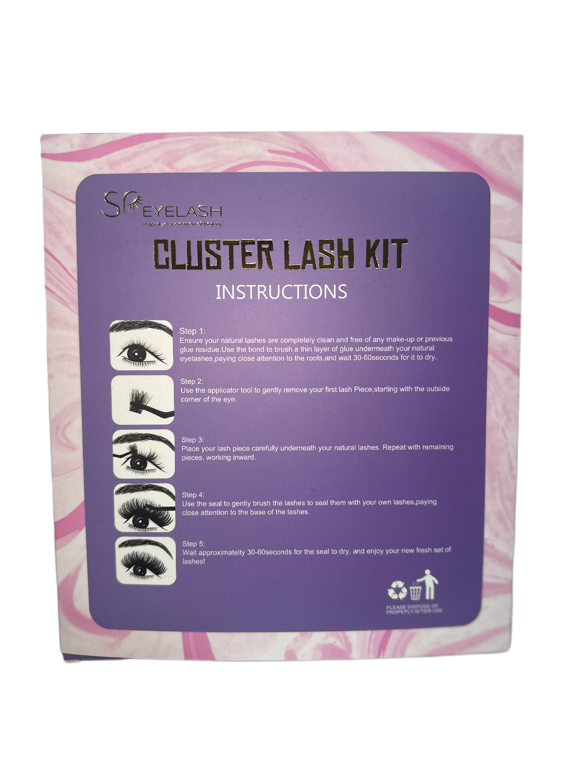 DIY Cluster Lash Extension Kit